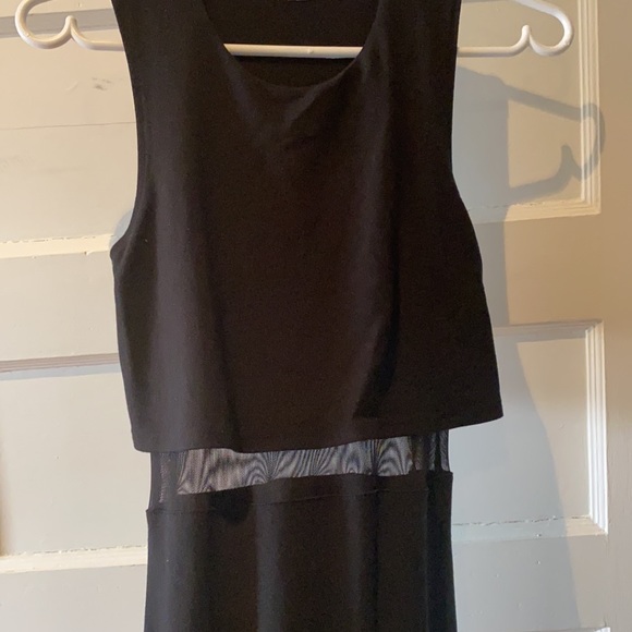 Garage LBD with see through black mesh waist XS - Picture 2 of 5